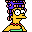 Marge in curlers icon